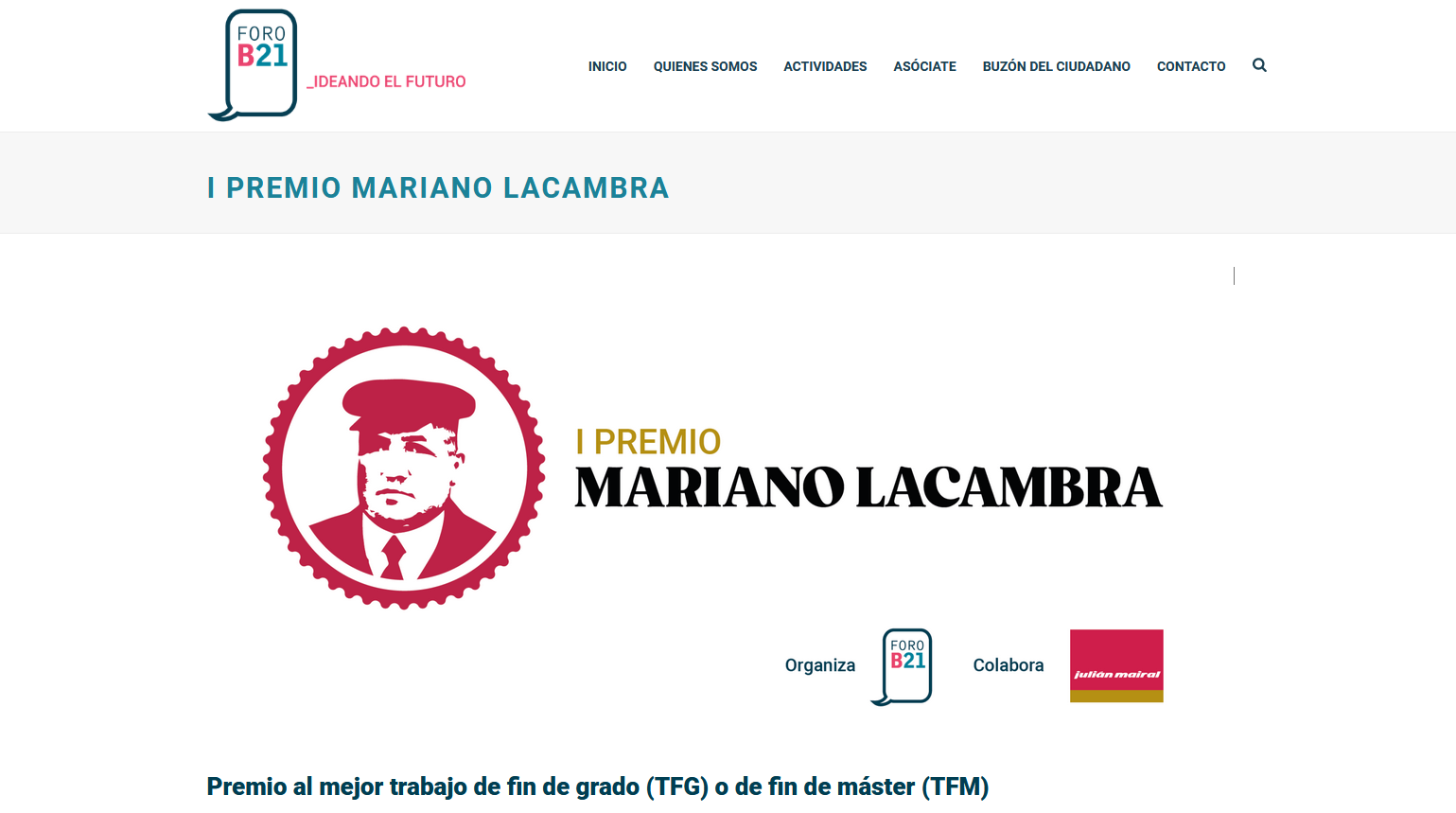 Premio Mariano Lacambra